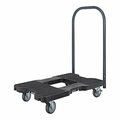 Snap-Loc E-Track General Purpose 1200 lb. Black Push Cart Dolly SL1200P4TB 18ASL120P4TB